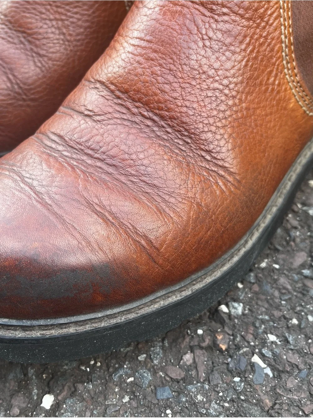 Ariat Men's Brown Leather Chukka Work Boots